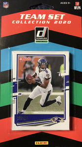 Baltimore Ravens 2020 Donruss Factory Sealed Team Set with J.K. Dobbins Rated Rookie card