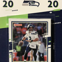 Seattle Seahawks 2020 Donruss Factory Sealed Team Set with Russell Wilson and DK Metcalf Plus 4 Rookies