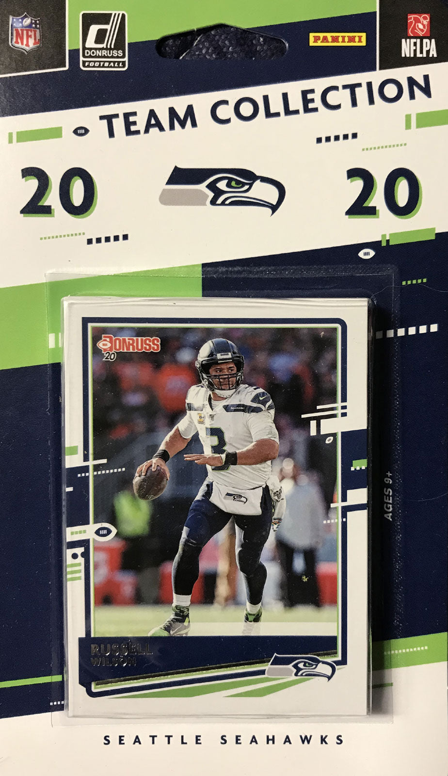 Seattle Seahawks 2020 Donruss Factory Sealed Team Set with Russell Wilson and DK Metcalf Plus 4 Rookies