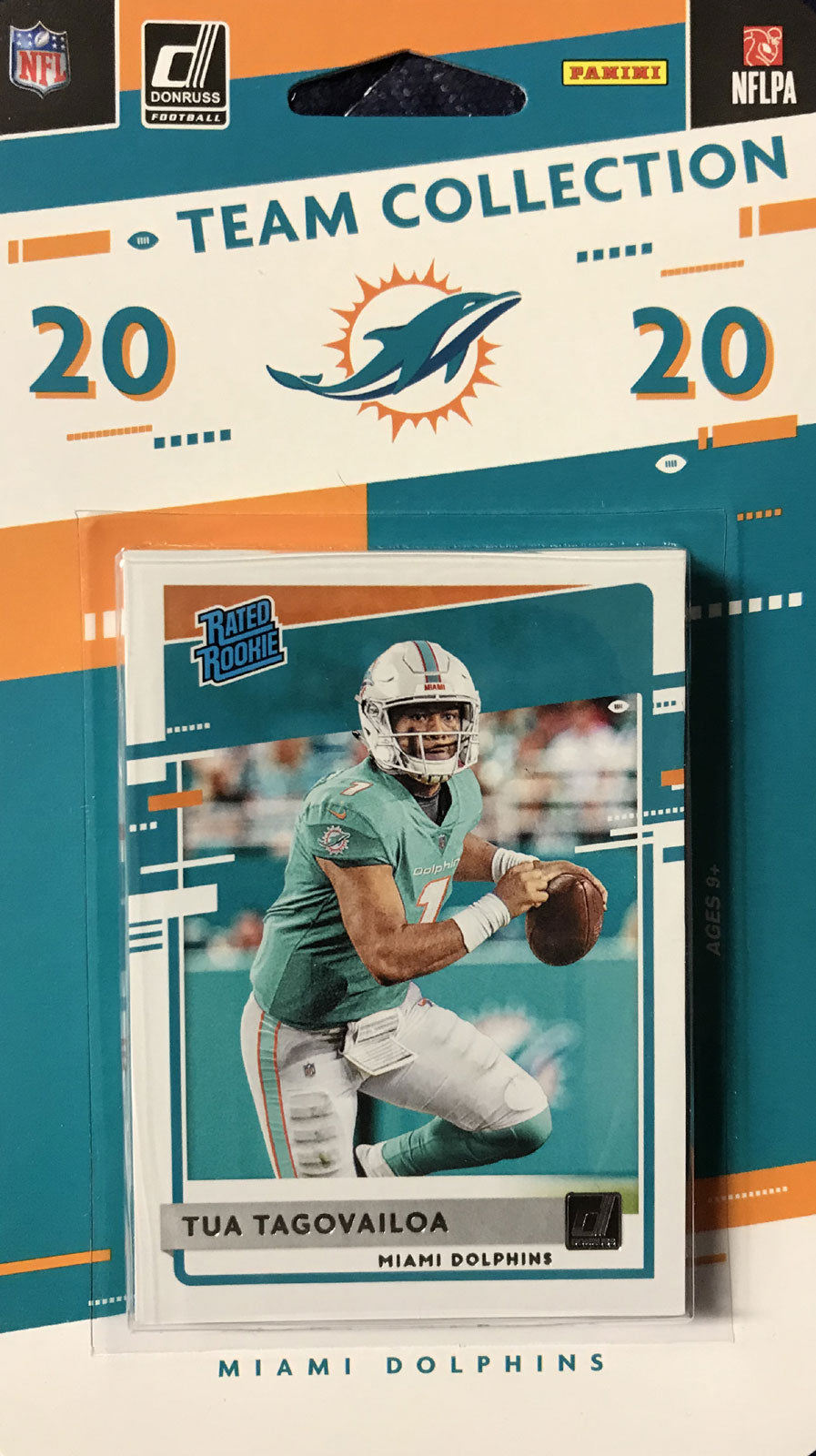 Miami Dolphins 2020 Donruss Factory Sealed Team Set Featuring Tua