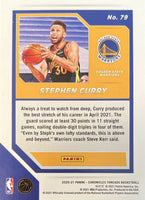 Stephen Curry 2020 2021 Panini Chronicles Threads Series Mint Card #79
