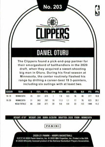 Los Angeles Clippers 2020 2021 Hoops Factory Sealed Team Set with Daniel Oturu Rookie card
