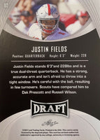 Justin Fields 2021 Leaf Draft BLUE Rookie Card #2
