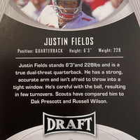 Justin Fields 2021 Leaf Draft BLUE Rookie Card #2