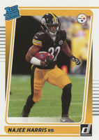 Pittsburgh Steelers 2021 Donruss Factory Sealed Team Set with Najee Harris and Pat Freiermuth Rated Rookie Cards Plus
