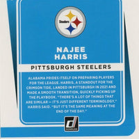 Pittsburgh Steelers 2021 Donruss Factory Sealed Team Set with Najee Harris and Pat Freiermuth Rated Rookie Cards Plus