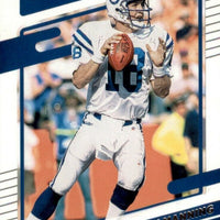 Indianapolis Colts 2021 Donruss Factory Sealed Team Set with Peyton Manning and 3 Rated Rookies