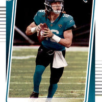 Jacksonville Jaguars 2021 Donruss Factory Sealed Team Set with a Rated Rookie Card of Trevor Lawrence #251