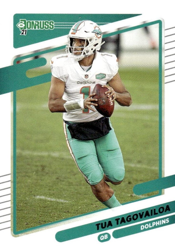 Tua Tagovailoa 2021 Donruss Series Mint 2nd Year Card #61