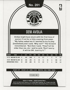 Washington Wizards 2020 2021 Hoops Factory Sealed Team Set Rookie cards of Deni Avdija and Cassius Winston