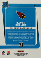 Arizona Cardinals 2021 Donruss Factory Sealed Team Set with Rated Rookie Cards of Rondale Moore and Zaven Collins

