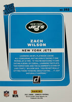 New York Jets 2021 Donruss Factory Sealed Team Set with a Rated Rookie Card of Zach Wilson #252 and Michael Carter PLUS
