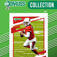 Arizona Cardinals 2021 Donruss Factory Sealed Team Set with Rated Rookie Cards of Rondale Moore and Zaven Collins