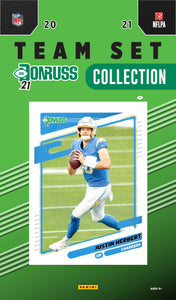 Los Angeles Chargers 2021 Donruss Factory Sealed Team Set with a Rated Rookie Card of Rashawn Slater