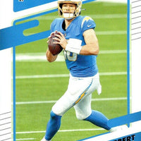 Los Angeles Chargers 2021 Donruss Factory Sealed Team Set with a Rated Rookie Card of Rashawn Slater