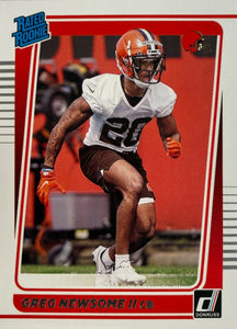 Cleveland Browns 2021 Donruss Factory Sealed Team Set with a Rated Rookie Card of Jeremiah Owusu-Koramoah