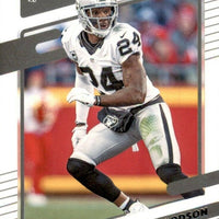 Las Vegas Raiders 2021 Donruss Factory Sealed Team Set with a Rated Rookie Card of Alex Leatherwood