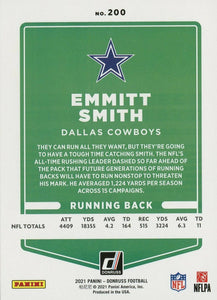 Emmitt Smith 2021 Donruss Series Mint Card #200