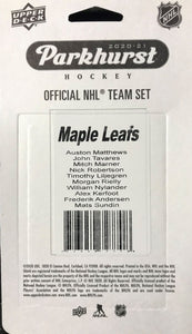 Toronto Maple Leafs 2020 2021 Upper Deck PARKHURST Factory Sealed Team Set
