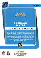 Los Angeles Chargers 2021 Donruss Factory Sealed Team Set with a Rated Rookie Card of Rashawn Slater
