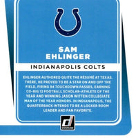 Indianapolis Colts 2021 Donruss Factory Sealed Team Set with Peyton Manning and 3 Rated Rookies