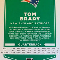 Tom Brady 2021 Panini Donruss Series Mint PHOTO VARIATION Card #1 picturing him with No Helmet
