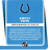 Indianapolis Colts 2021 Donruss Factory Sealed Team Set with Peyton Manning and 3 Rated Rookies