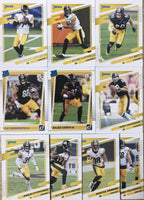 Pittsburgh Steelers 2021 Donruss Factory Sealed Team Set with Najee Harris and Pat Freiermuth Rated Rookie Cards Plus
