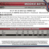 Mookie Betts 2022 Topps BOWMAN Series Mint Card #25