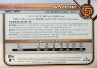 San Francisco Giants 2022 Bowman (made by Topps) Series 10 Card Team Set with Top Prospects
