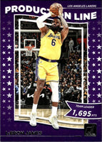 LeBron James 2022 2023 Panini Donruss Production Line Series Mint Insert Card #1
