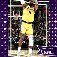 LeBron James 2022 2023 Panini Donruss Production Line Series Mint Insert Card #1