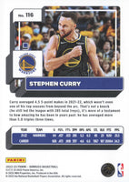 Stephen Curry 2022 2023 Panini Donruss Series Mint Card #116
