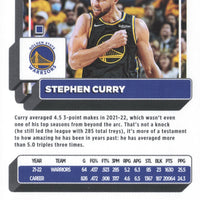 Stephen Curry 2022 2023 Panini Donruss Series Mint Card #116