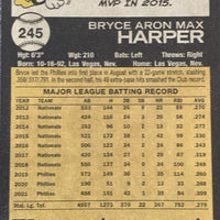 Philadelphia Phillies 2022 Topps HERITAGE Series Complete Basic 12 Card Team with Bryce Harper Plus