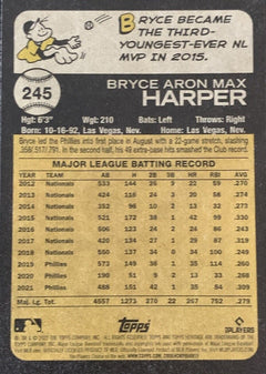 2022 Topps Heritage Rhys Hoskins Card