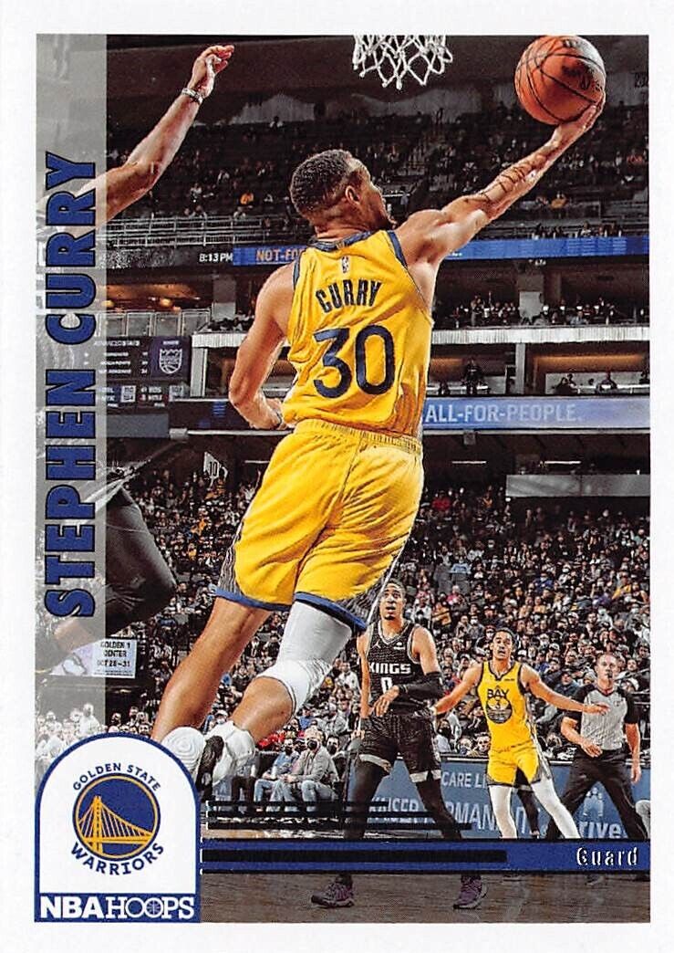 Stephen Curry 2022 2023 Hoops Basketball Series Mint Tribute Card 