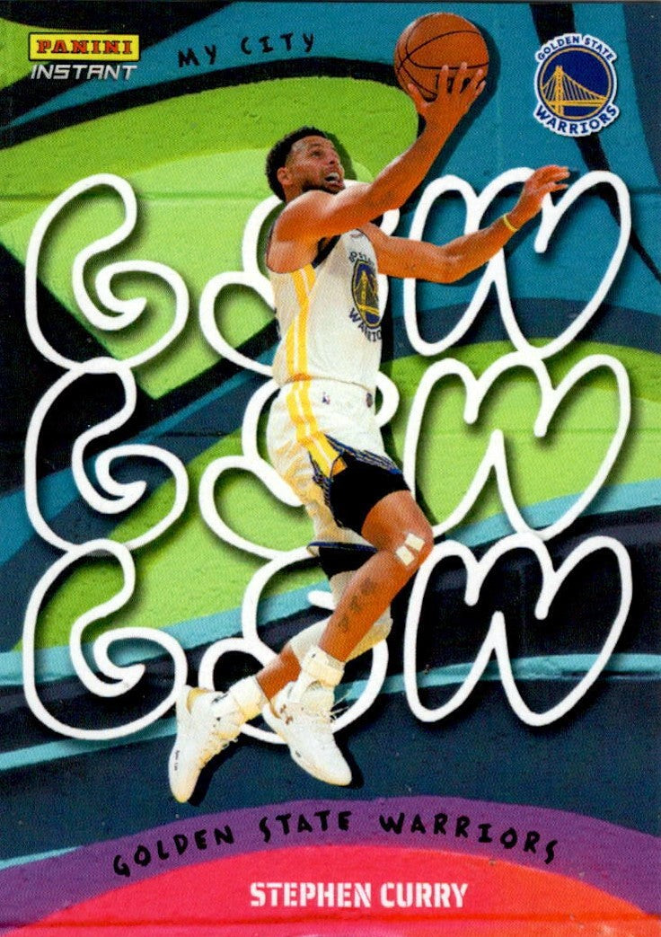 rare stephen curry cards Stephen Curry RARE 2022 2023 Panini Instant My City Series Mint Card #