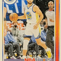 Stephen Curry 2021 2022 Hoops WINTER Edition Basketball Series Mint Card #18 with Gold Lettering