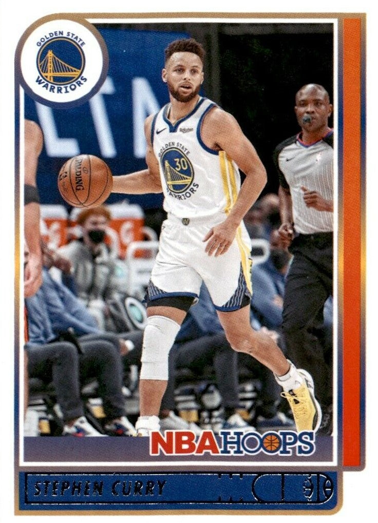 Stephen Curry 2021 2022 Hoops Skyview Series GOLD FOIL Version Mint In