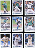 Seattle Mariners 2022 Topps Complete Mint Hand Collated 22 Card Team Set with Cal Raleigh Rookie Card #277 and Future Stars Plus

