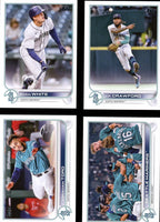 Seattle Mariners 2022 Topps Complete Mint Hand Collated 22 Card Team Set with Cal Raleigh Rookie Card #277 and Future Stars Plus
