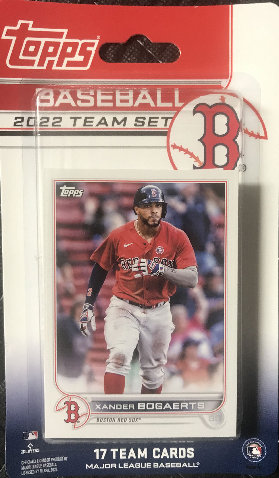 Boston Red Sox 2022 Topps Factory Sealed 17 Card Team Set