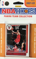 Chicago Bulls 2021 2022 Hoops Factory Sealed Team Set with a Rookie Card of Ayo Dosunmu
