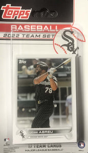 Chicago White Sox 2022 Topps Factory Sealed 17 Card Team Set