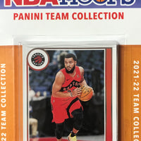 Toronto Raptors 2021 2022 Hoops Factory Sealed Team Set with Rookie cards of David Johnson and Scottie Barnes