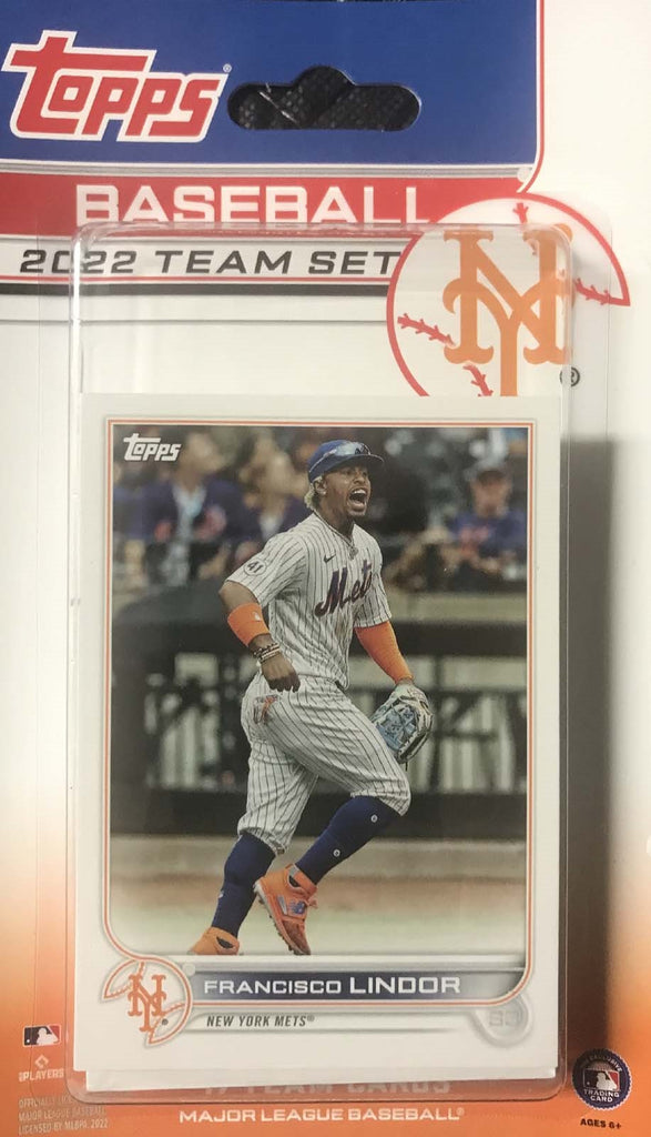 New York Mets 2022 Topps Factory Sealed 17 Card Team Set