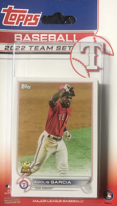 2010 Topps Texas Rangers Baseball Cards Team Set