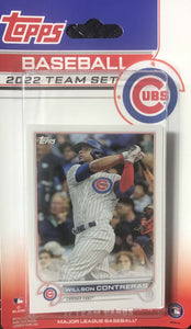 Chicago Cubs 2022 Topps Factory Sealed 17 Card Team Set