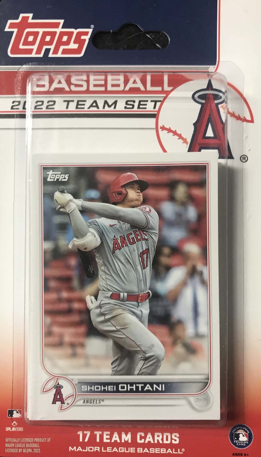 Los Angeles Angels 2022 Topps Factory Sealed 17 Card Team Set